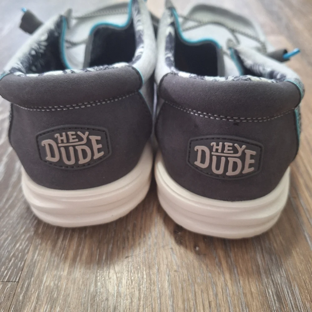 Hey Dude Men's Wally H2O Graphite Slip On Shoes, Sz 13 - Picture 4 of 8